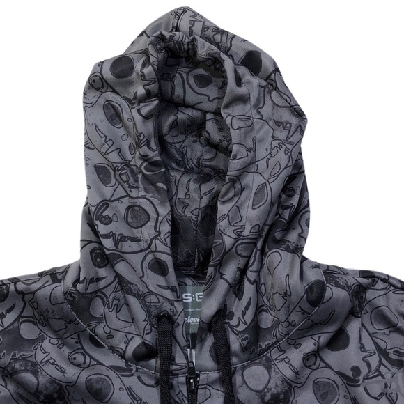 CSGO Counterstrike Go Gray Doomkitty Gamer Hoodie Large - Picture 6 of 8